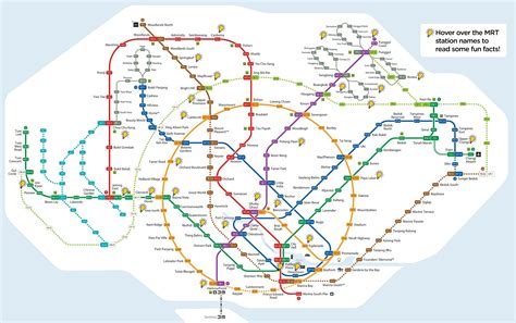 Singapore MRT List English and Chinese Station Names