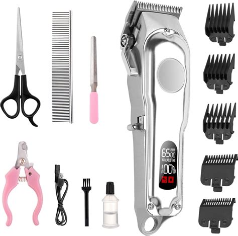 Amazon.com: Dog Shaver Clippers Low Noise Rechargeable Cordless ...