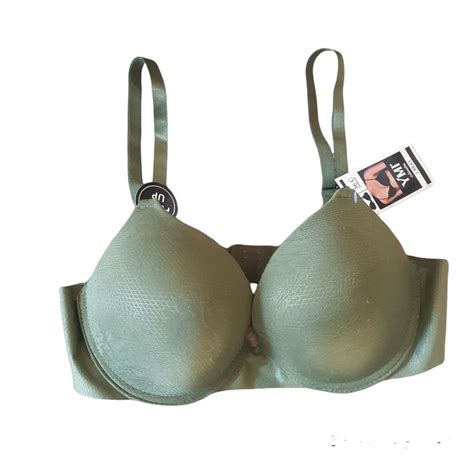 NWT YMI intimates/bra pushup cups size 36C olive green | Green bras ...