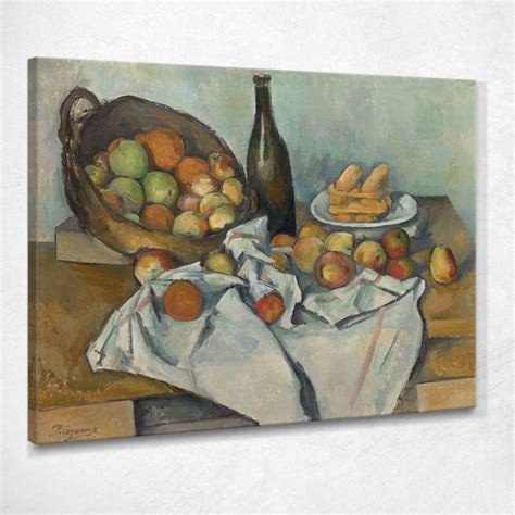 The Basket Of Apples Paul Cézanne canvas print