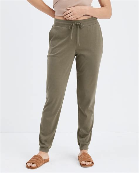 Organic Cotton Interlock Lounge Joggers | Haven Well Within