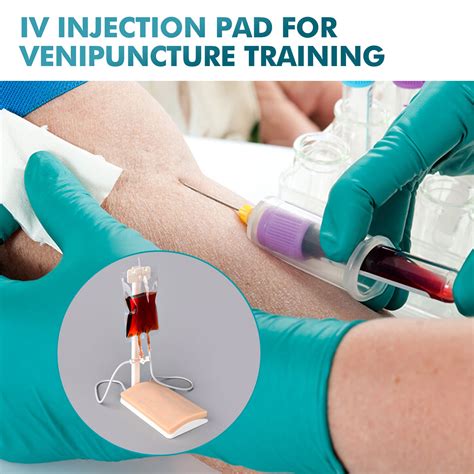 Medarchitect IV Practice Kit, IV Injection Pad for Venipuncture Traini