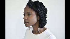 Chunky Flat Twist Hairstyles by Chunky Two Strand Flat Twist Protective Style Updo For Chunky Flat Twist Hairstyles