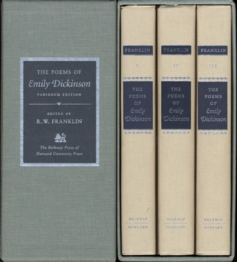 The Poems of Emily Dickinson — Harvard University Press