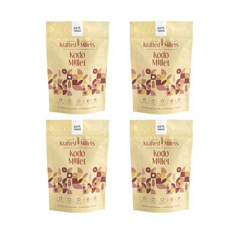 Krafted Millets Unpolished Kodo Millet - Combo Health Pack | Foxtail ...