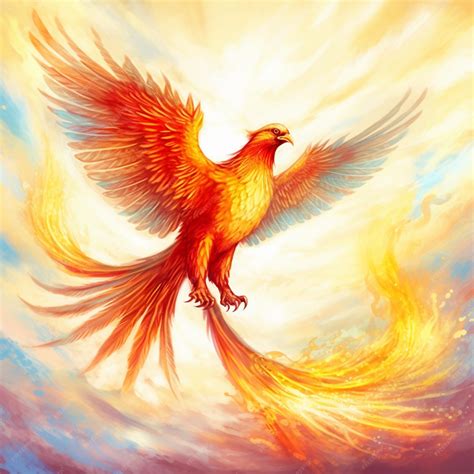 Premium Photo | Phoenix Reborn A Collection of Flaming Bird Designs ...