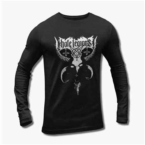 Hate Legions Band Long Sleeve T-Shirt, Hate Legions Logo Black ...