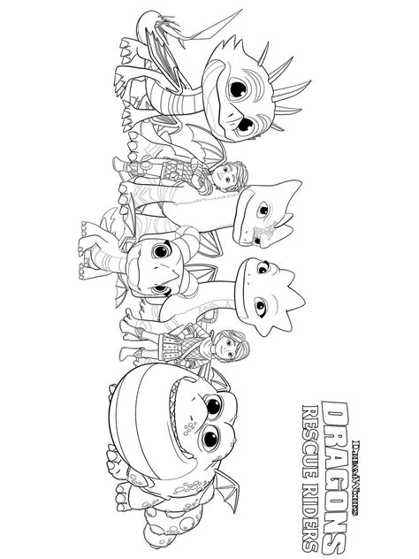 Summer Rescue Riders Coloring Pages
