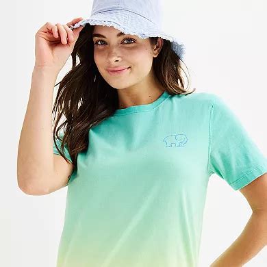 Juniors IVORY ELLA Sunny Ombre Tie Dye Tee