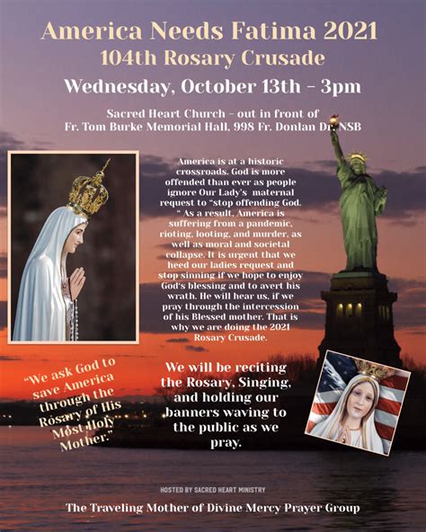America needs Fatima 2021 | Sacred Heart Catholic Church