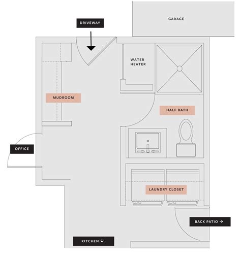 Narrow Bathroom Laundry Room Floor Plans at Myron Moses blog