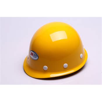安吉安 LLS-4-玻璃钢-黄色 圆顶玻璃钢安全帽,按钮式C型下颚带-黄色批发价格_型号规格_资料介绍_哪里配工业品采购网
