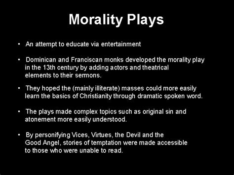 The Morality Plays 的图像结果