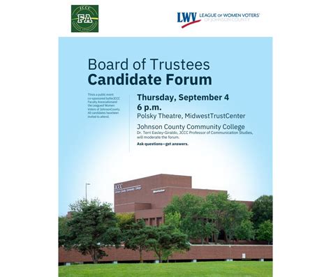 Chad - Mark your calendars and join me at the Johnson County Community ...