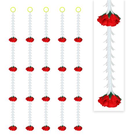 Buy KRIATIVE DEKOR Handmade Artificial Tuberose (Rajnigandha) & Rose ...