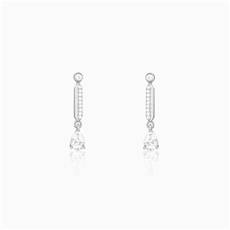 Zircon Silver Night Earrings – GIVA