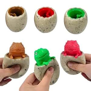 Stress Balls for Adults, Dinosaur Egg Squeeze Ball for Stress Relief ...