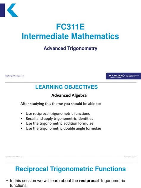 Image result for Trigonometry Advanced-Level