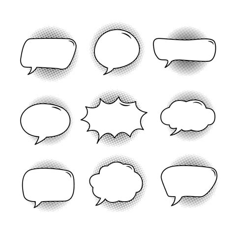 Manga Speech Bubble Vector Art, Icons, and Graphics for Free Download