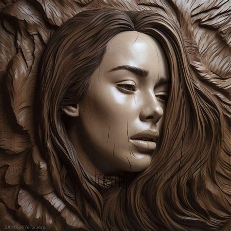 Megan Denise Fox 1 | 3d stl model for CNC