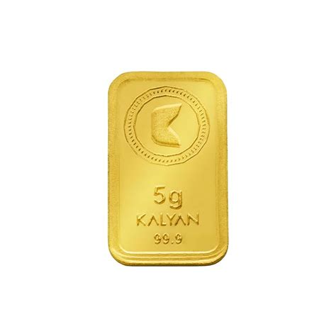 Kalyan Jewellers 24K (999) Lotus Gold Bars -100% Pure, 5 gms : Amazon ...