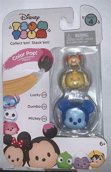 Color Pop! Tsum Tsum 3-Pack Figures: Lucky/Dumbo/Mickey : Amazon.in ...