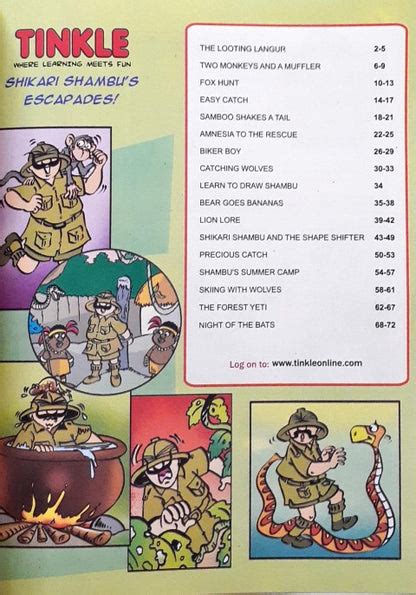 Tinkle Shikari Shambu 3 The Great Escapades (P) – Books and You