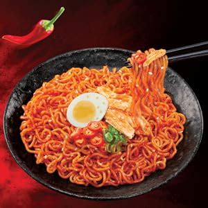 Nissin Geki Korean Ramen Spicy Veg Instant Noodles-5 in1,400gm : Amazon ...