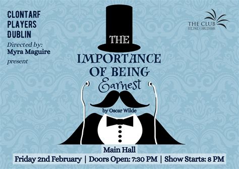 Importance of Being Earnest - The Club