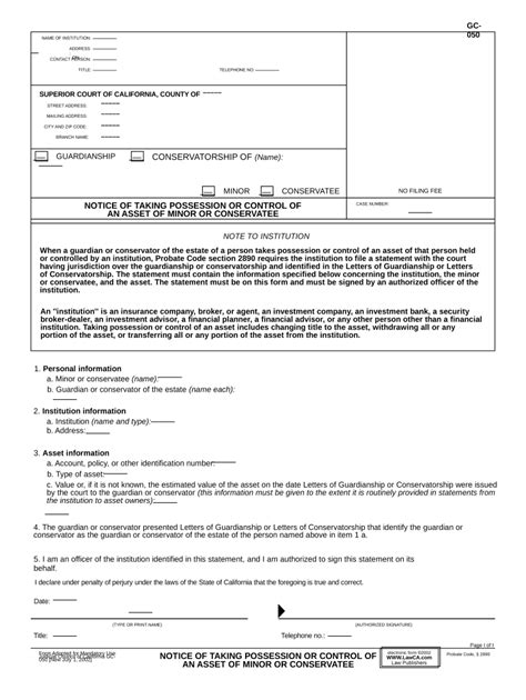 california notice possession Doc Template | pdfFiller