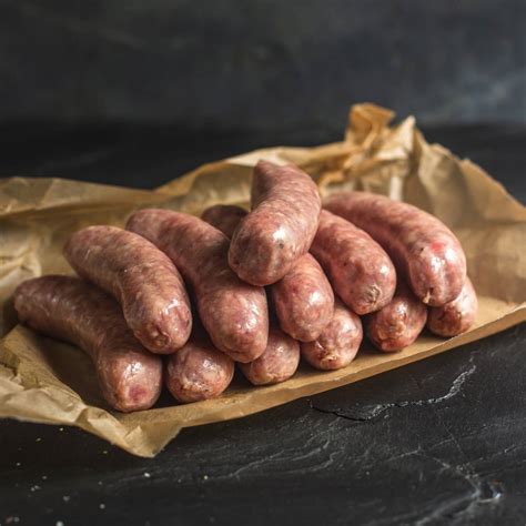 Organic Pork sausages (gluten free) x12, 800g / Riverford