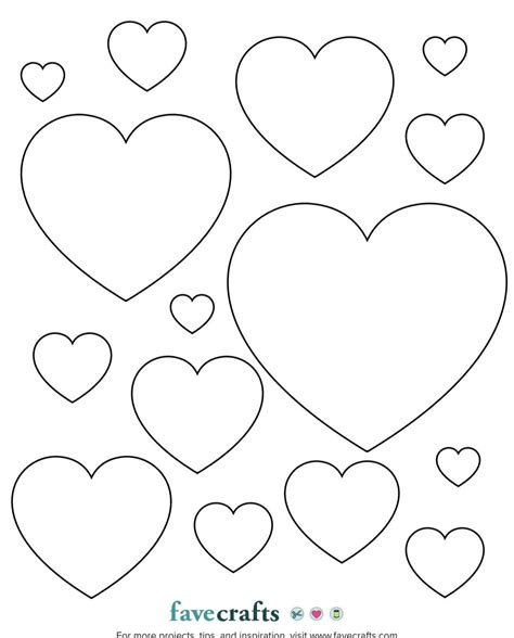 12 free printable heart templates cut outs – Artofit