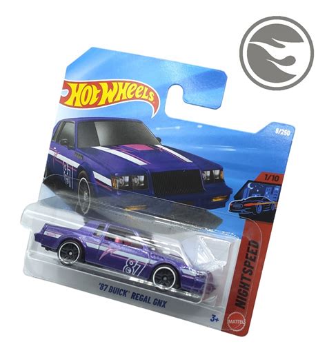 87 BUICK REGAL GNX HOT WHEEL 9/250 NIGHTSPEED 1/10 JJM00 autko resorak ...