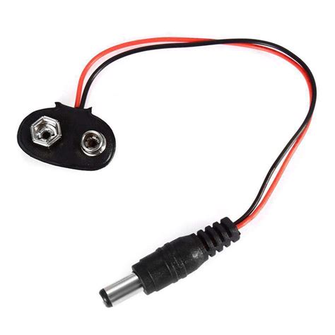 Amzer 9V Battery Snap Connector to DC Male Dedicated Power India | Ubuy