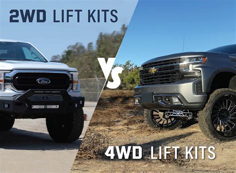 Difference between 2wd vs. 4wd Lift Kits - Maxtrac Suspension Maxtrac Suspension