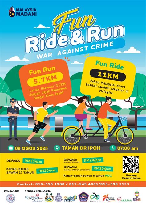 Fun Ride & FUN Run 2025, Taman DR. Seevanagam, Ipoh, 9 August 2025 ...