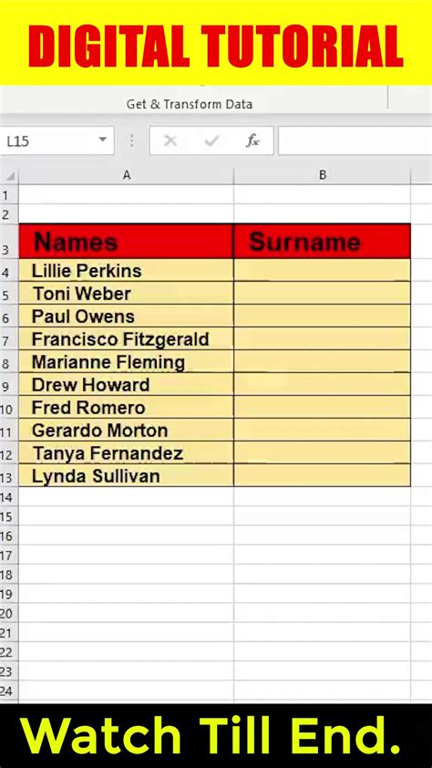 Image result for How to Using Text Split in Excel