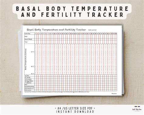 Basal Body Temperature Fertility Tracker, BBT Chart, Ovulation and ...