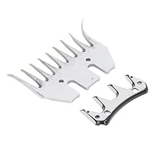 Goat Clipper Scissor Blade, Sheep Shears Blade Heat Resistant Curved 9 ...