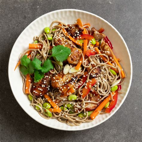 Lemongrass Chicken Soba Noodles