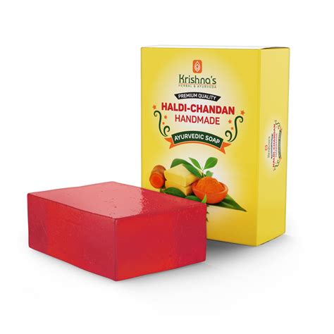 Haldi Chandan Handmade Soap – Krishna's Herbal & Ayurveda