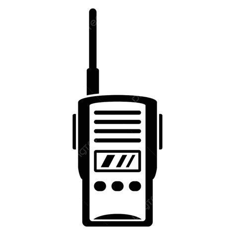 Police Walkie Talkie Clipart Vector, Walkie Talkie Icon Simple Vector ...