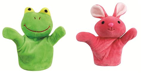 Buy Skylofts Rabbit & Frog Animal Hand Puppets for Boys & Girls, Multi ...