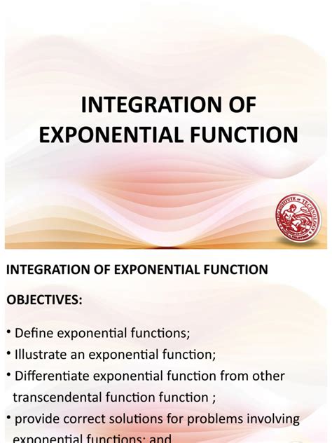 Image result for Exponential Integration Examples