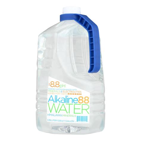Alkaline 88 Alkaline88 1-Gallon Bottled Alkaline Water - Case Of 4 - 1 ...