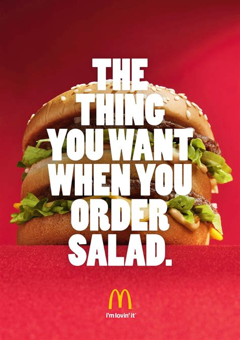 McDonald's print ad | Food advertising, Fast food advertising ...