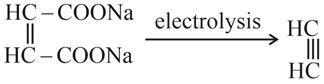 Which of the following compound can give acetylene on electrolysis