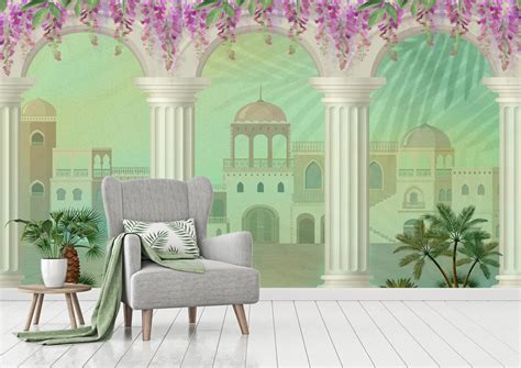 Mughal Period Theme Wallpaper – Myindianthings