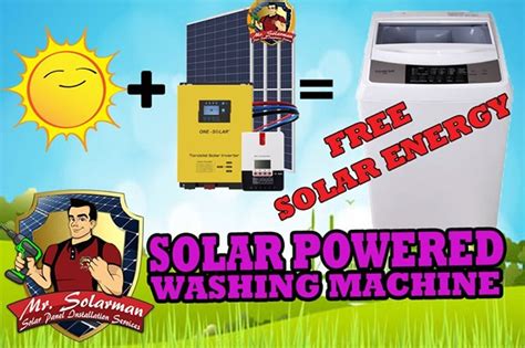 Image result for Solar Powered Washing Machine