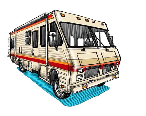 Breaking Bad RV Drawing